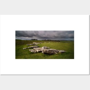 A storm brewing over Arbor Low Posters and Art